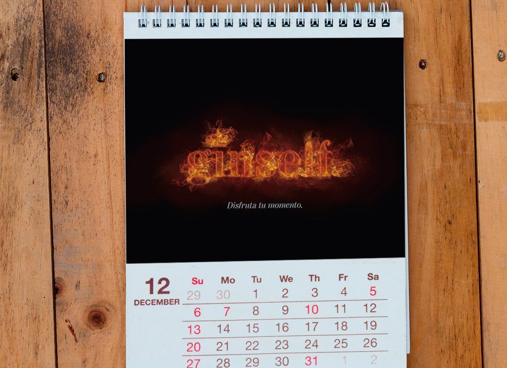 Calendario Pared Mensuales personalizados en Valencia